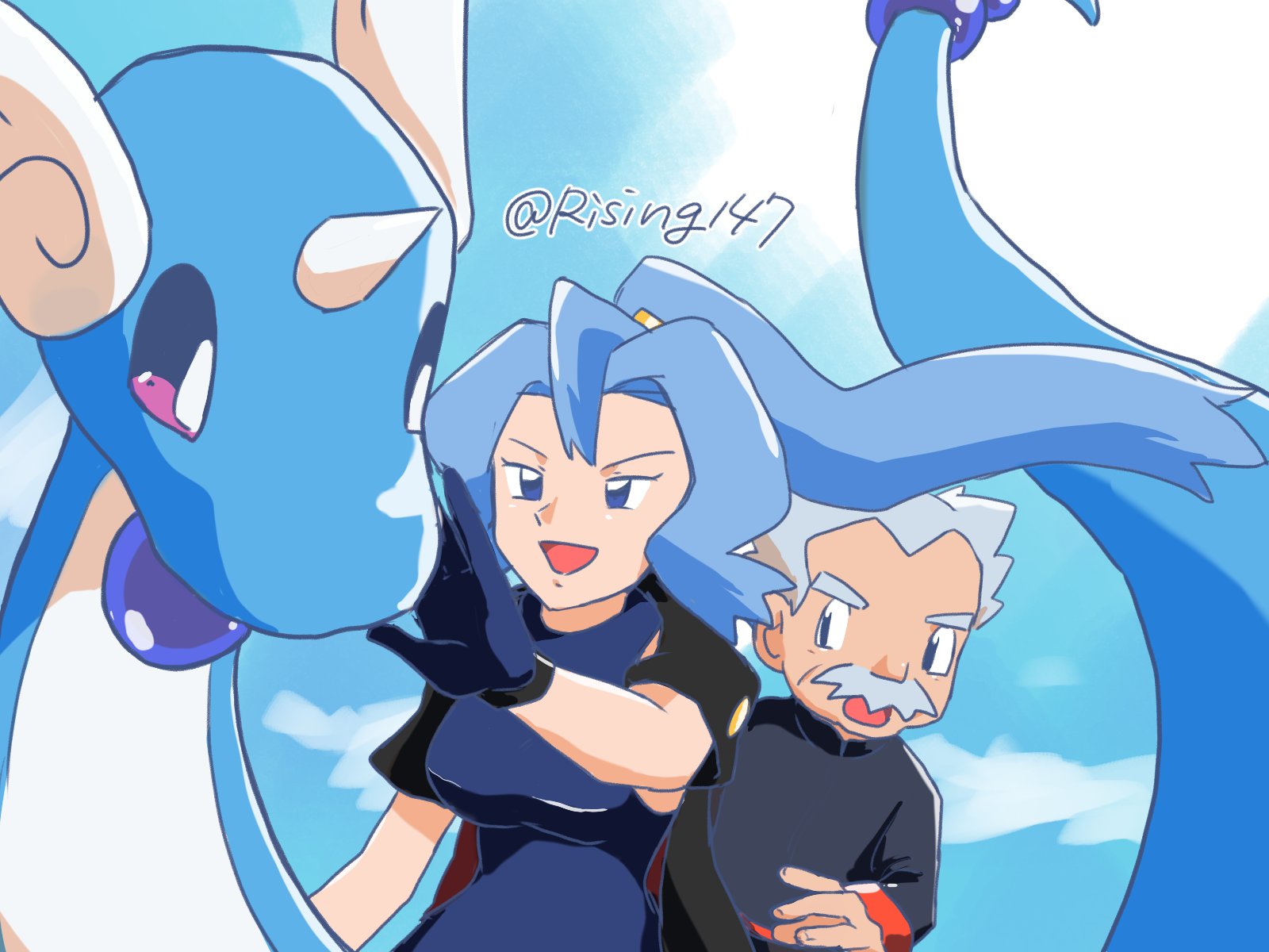 تويتر こうり على تويتر ポケモントレーナー版深夜の真剣お絵描き60分一本勝負 お題 アニポケ ジョウト編 イブキ カブラギ T Co Glgo38tluh