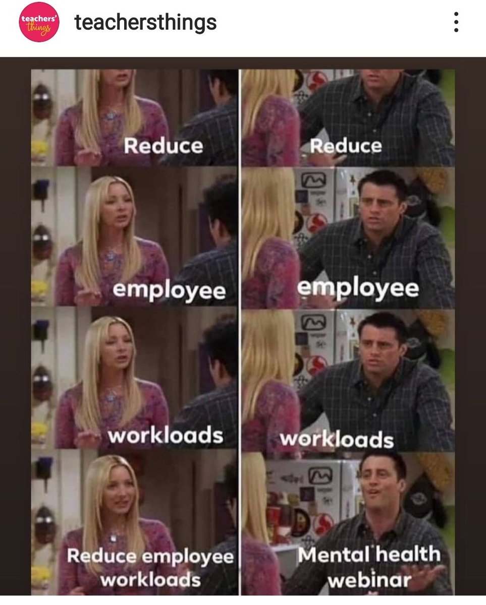 #mentalhealth webinars for #overworked employees. 😜