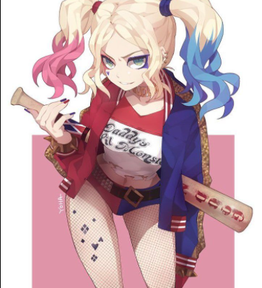 _katt_mo's tweet photo. Harley Quinn estilo anime https://t.co/JBy4NffShX