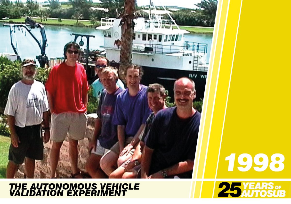 National Oceanography Centre (@nocnews) on Twitter photo #25YearsOfAutosub
📅 1998
🇧🇲 Bermuda
For the AVVEX (Autonomous Vehicle Validation Experiment) expedition in the vicinity of the Bermuda Atlantic Time-Series mooring (BATS), Autosub-1 was equipped with sensors, CTDs, and a state-of-the-art turbulence probe. 🔧 #25YearsOfAutosub
📅 1998
🇧🇲 Bermuda
For the AVVEX (Autonomous Vehicle Validation Experiment) expedition in the vicinity of the Bermuda Atlantic Time-Series mooring (BATS), Autosub-1 was equipped with sensors, CTDs, and a state-of-the-art turbulence probe. 🔧