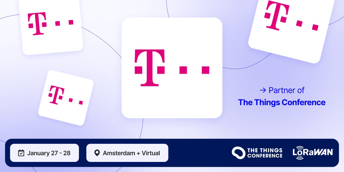 Meet <a href="/deutschetelekom/">Deutsche Telekom</a>, one of the world's leading #integrated #telecommunications companies, on 27-28 January, online and in Amsterdam. Become a part of #digital transformation and join the #1 experts in the #LoRaWAN ecosystem at #TheThingsConference 2022: ow.ly/Dzi450xl9ZV