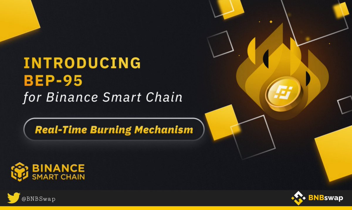 📢 @BinanceChain Bruno hard fork with #BEP95 burning mechanism to be activated on Nov 30 Burning of gas fees will speed up the burning process of #BNB, which will make #BSC more #decentralized & improve the intrinsic value of $BNB in the long run 🔥 Info binance.org/en/blog/binanc…