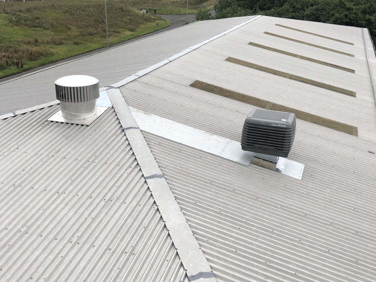 Ventilation is key and we have the perfect combined solution of Hybrid Roof Ventilators and Evaporative Cooling that works together to remove stale air from the building and allow fresh air in. A green solution helping you improve your carbon footprint 
#CPAGroup #Controlledair