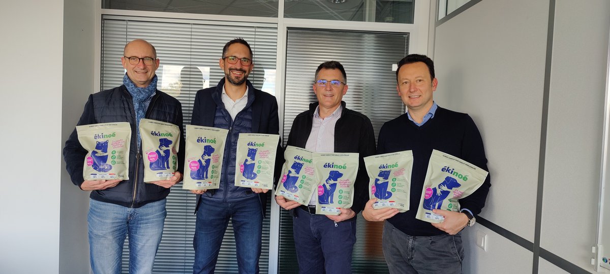 🦗 Des insectes dans des croquettes pour chiens et chats ?

✨C’est le pari relevé par l’entreprise essonnienne ékinoé soutenue par Initiative Essonne !

<a href="/InitiativeFR/">Initiative France</a> <a href="/InitiativeIDF/">Initiative IDF</a>