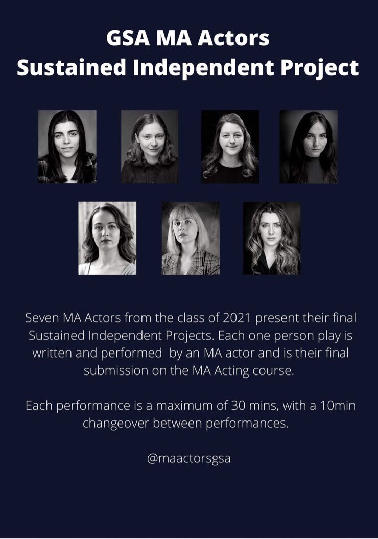 Over the past two months we’ve been working on our Sustained Independent Projects! 

A collection of live pieces will be performed tonight and tomorrow at Wates Bar, please come along and support this fab bunch ✨