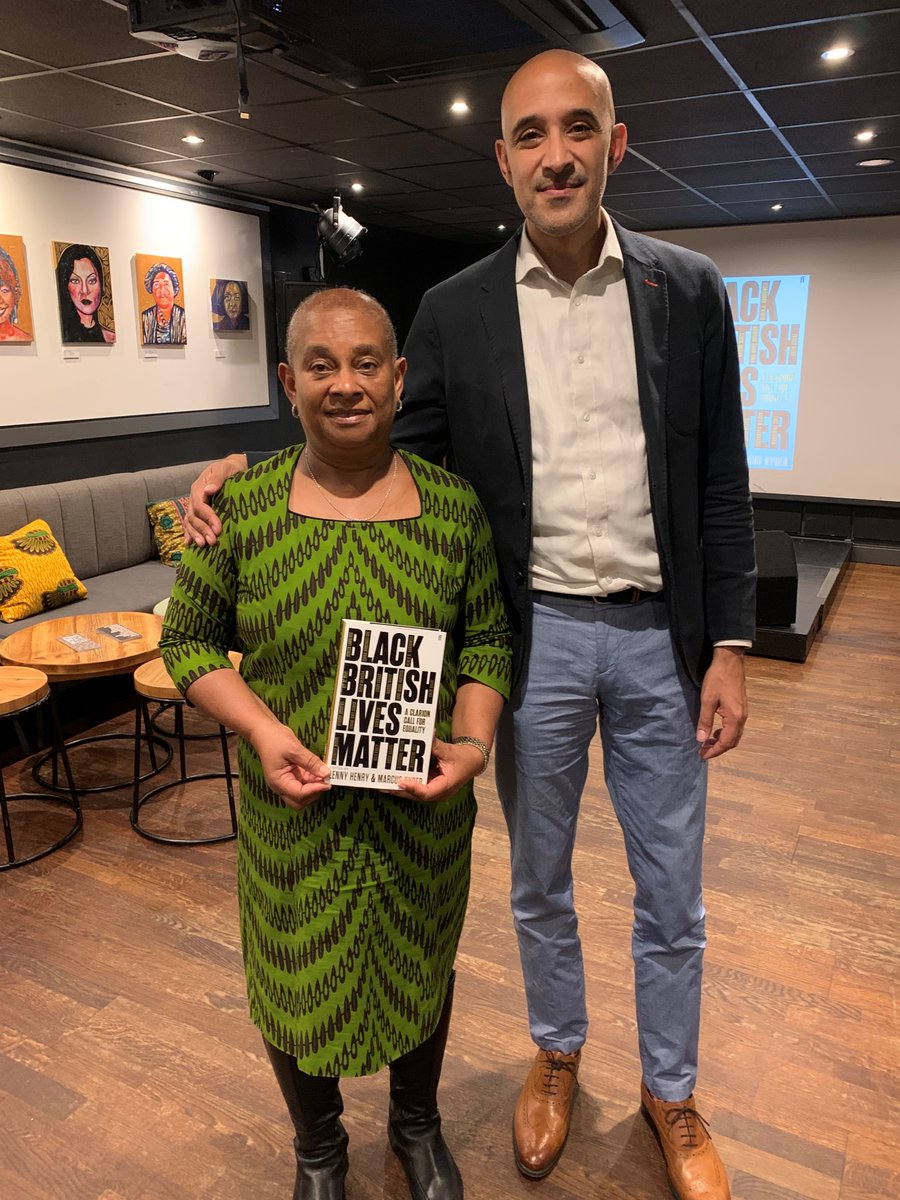 Such a great evening, thoroughly enjoyed @marcusryder & @LennyHenry. Great to attend #BBLM book launch – excited to see it succeed over the next coming months.