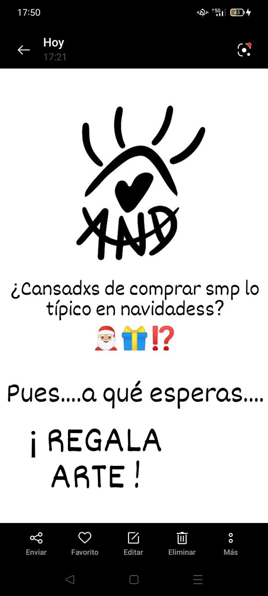 andreingala's tweet image. Estas N@vid@dx3ss !!
También regala ARTE ✨