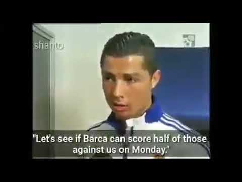 Dhobiiii's tweet photo. On this day in 2010, Cristiano made this famous statement, one week before El Clasico 😁 

#Messi #ManUtd #olegunnarsolskjaer #LIVARS #PochettinoOUT https://t.co/sXqr8EzEcG