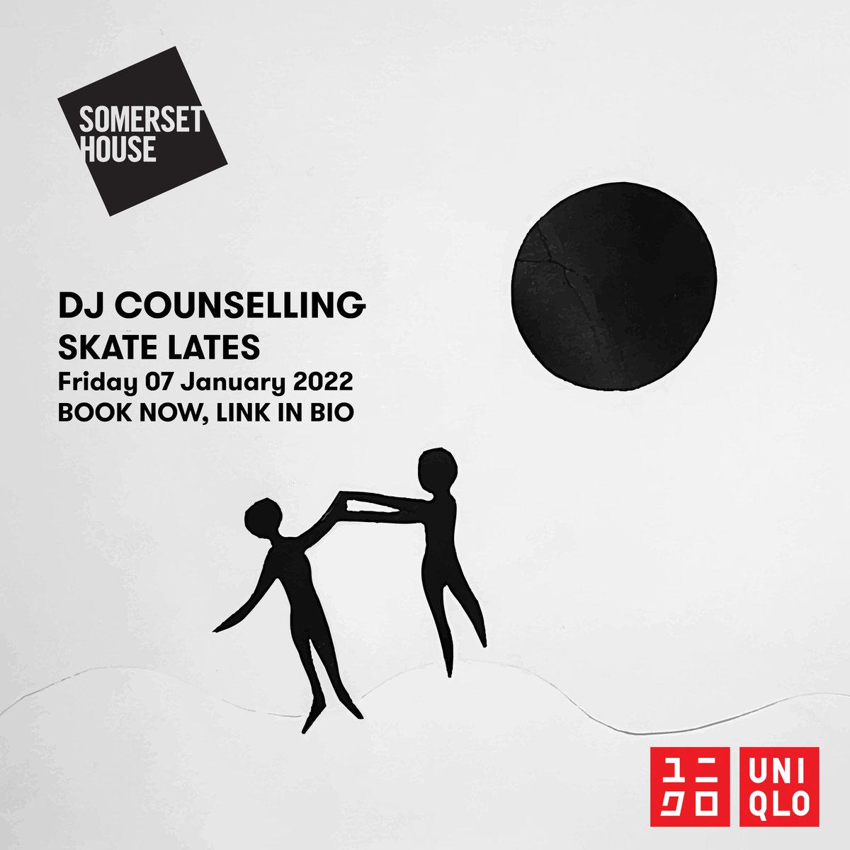 Really happy to have been invited to play <a href="/SomersetHouse/">Somerset House</a> for their Skate Lates event, I’ll be there Friday January 7th 🙌 book tickets for the ice here: somersethouse.org.uk/whats-on/skate… alternatively you can come along for free and hang out in the bar, hopefully see you there! ❄️