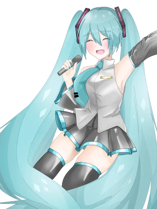 #いいツインテールの日 
ツインテール=初音ミク 