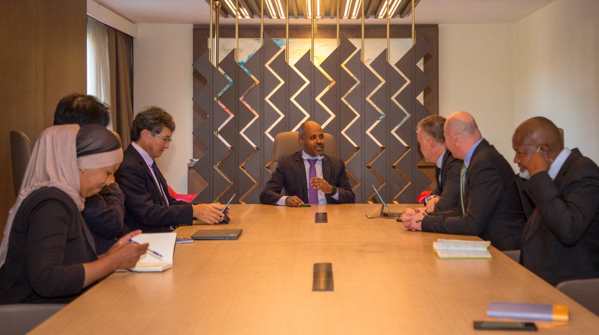 SafaricomET's tweet photo. Our leadership team met with the state @MoF Ethiopia H.E @EyobTolina to discuss commercial launch preparations and supporting Ethiopia’s digital objectives. https://t.co/3m7MmWEddZ
