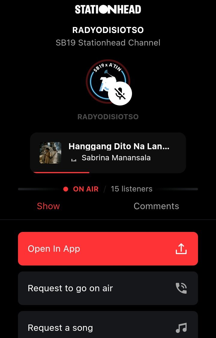 radyodisiotso's tweet photo. [📢]#MusikariwaOnR18 
 
[NOW PLAYING] 
 
🔊 Hanggang Dito Na Lang Muna - @sabmanansala
  
🔗: https://t.co/tgwqWvWiYQ 
 
Stell MA NASAAN 
@SB19Official 
#SB19OurZoneAnnivSeriesEp4 
#SB19xGCash https://t.co/9eIGQ4TVIT