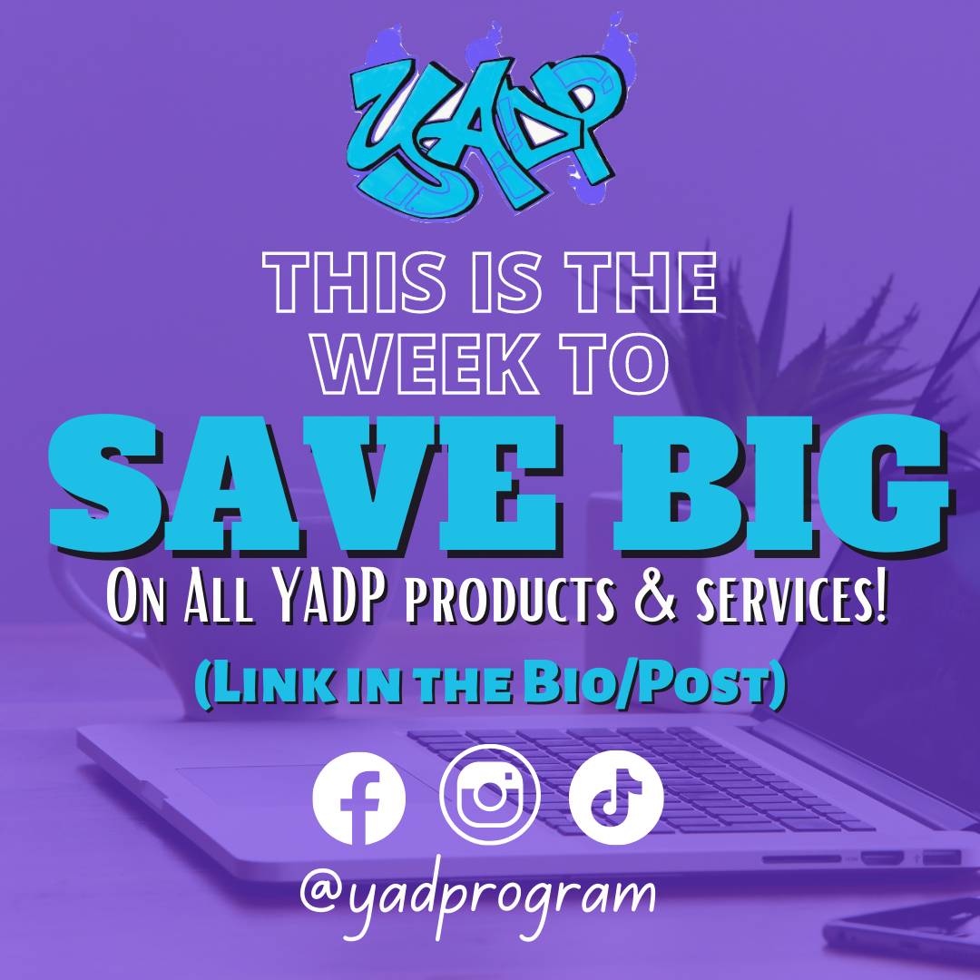 yadprogram's tweet image. Hey Hey Fam!!!! This week grab your YADP savings on all products and services! This is an awesome gift for your aspiring young artist/creative! 🤑🥳🏷💜💙🎤🎶

Click HERE for amazing savings!
linktr.ee/yadprogram