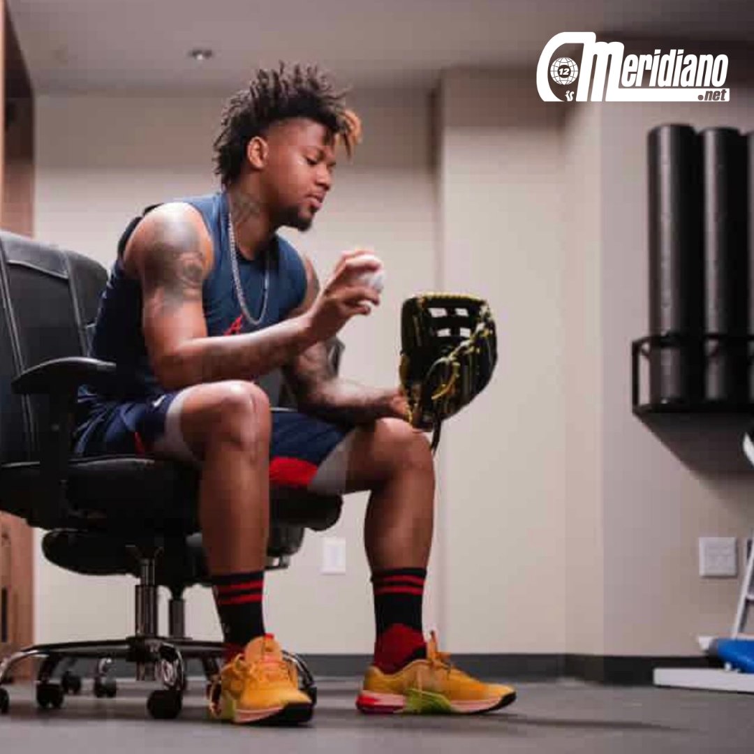 Meridianoonline's tweet photo. Así se prepara Ronald Acuña Jr. “El Abusador” para brillar con los Bravos de Atlanta en la temporada 2022. 🔥⚾🔥

📸 @Johnhawy

#MLB #MLBMeridiano #MeridianoesBeisbol #Deportes #LasMayores #Beisbol #Baseball #Pelota #Skills #posts_ys #MeridianoOnline https://t.co/zmJgYBg4gs