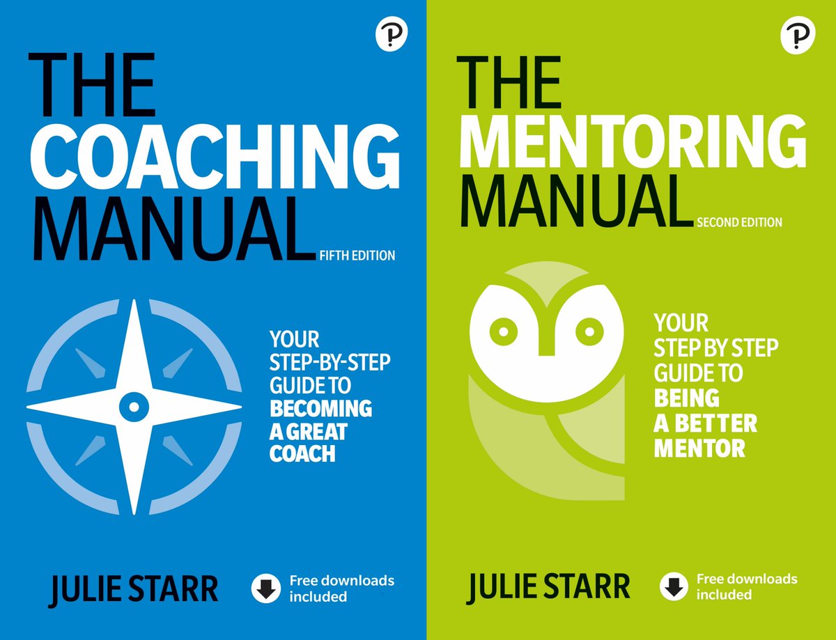 Have you read either of these? The Coaching Manual is now 5th edition, translated globally and recommended on most UK coach programmes. Mentoring Manual is the best selling book on mentoring in the UK. They both include free downloads! - wish me luck? #coaching #mentoring