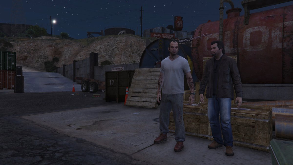 Mrs_T_Philips's tweet photo. Trevor and Michael

#WaveformGaming #GTAOnline #GrandTheftAutoV #GTAV #TPI_Crew #WaveformGamingLadies #Snapmatic #GTASnapmatic #RockstarGames #RockstarEditor #SanAndreas  #YouTube #GTAFanFiction @TrevorPhilips73 https://t.co/kXVZHWkos9