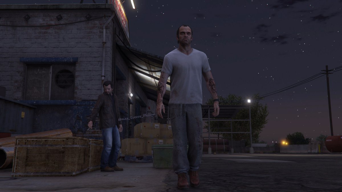 Mrs_T_Philips's tweet photo. Trevor and Michael

#WaveformGaming #GTAOnline #GrandTheftAutoV #GTAV #TPI_Crew #WaveformGamingLadies #Snapmatic #GTASnapmatic #RockstarGames #RockstarEditor #SanAndreas  #YouTube #GTAFanFiction @TrevorPhilips73 https://t.co/kXVZHWkos9