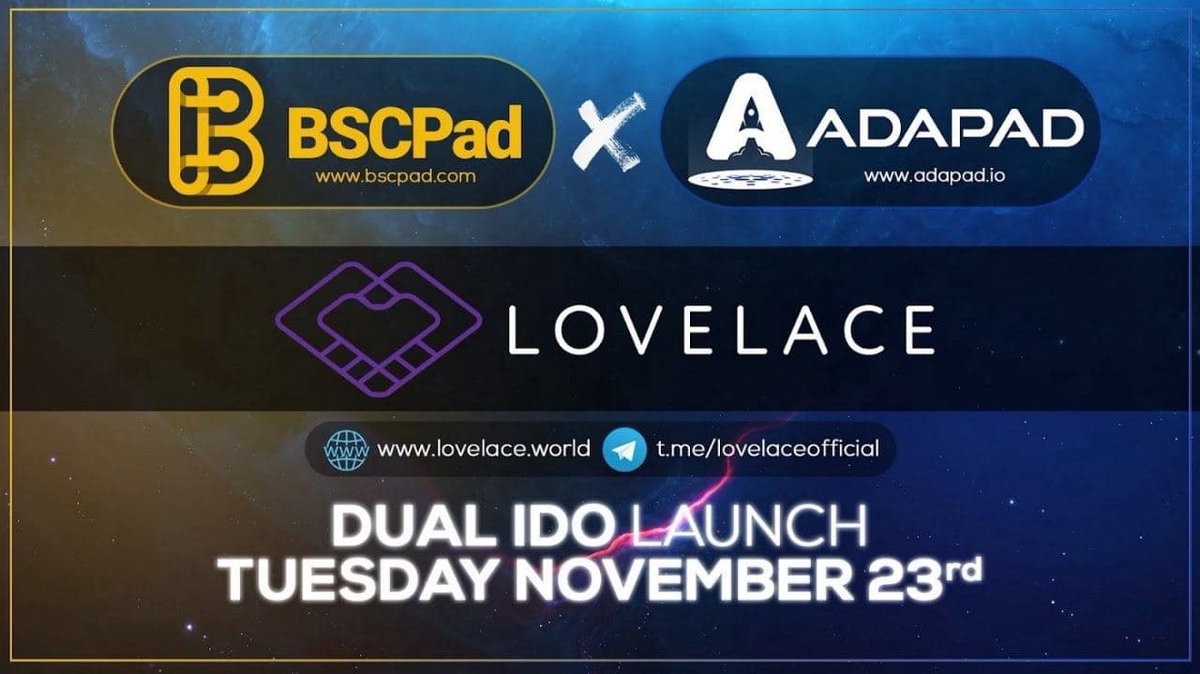 BSCPad's tweet photo. #LOVELACE FCFS round is now sold out on #BSCPAD &amp; #ADAPAD

👉 $LACE will launch Today at 3PM UTC on Pancakeswap  

🧷Only use contract addresses supplied through Official channels

✅How to check the authenticity of our channels?
https://t.co/SloVr2aXFG

$ada #bsc #bnb $bnb #ada https://t.co/WSnoV4M71V