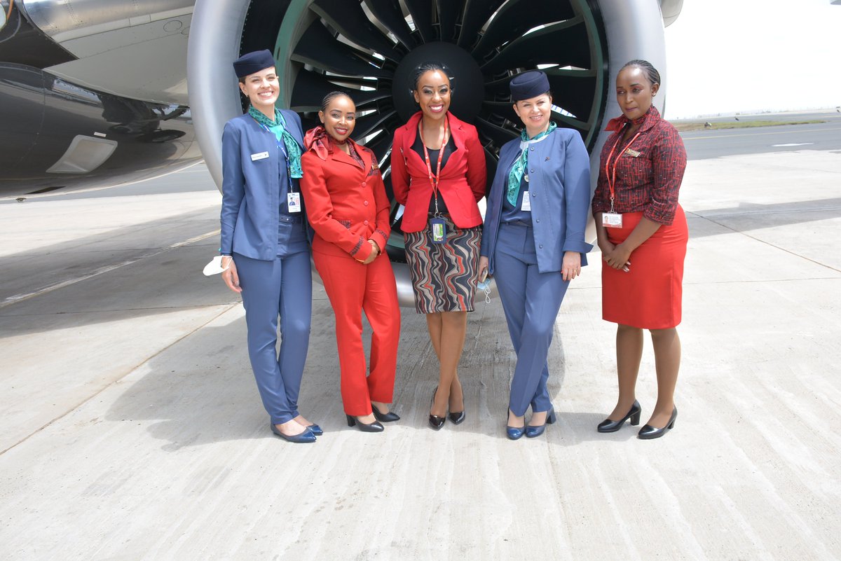 KenyaAirways's tweet image. All aboard! The #Summit has taken off to great heights this afternoon as members of the media and distinguished guests were treated to the snow-capped peak of Mt Kilimanjaro during the E-195 E-2 #DemoFlight @CAA_Kenya @KenyaAirports @embraer