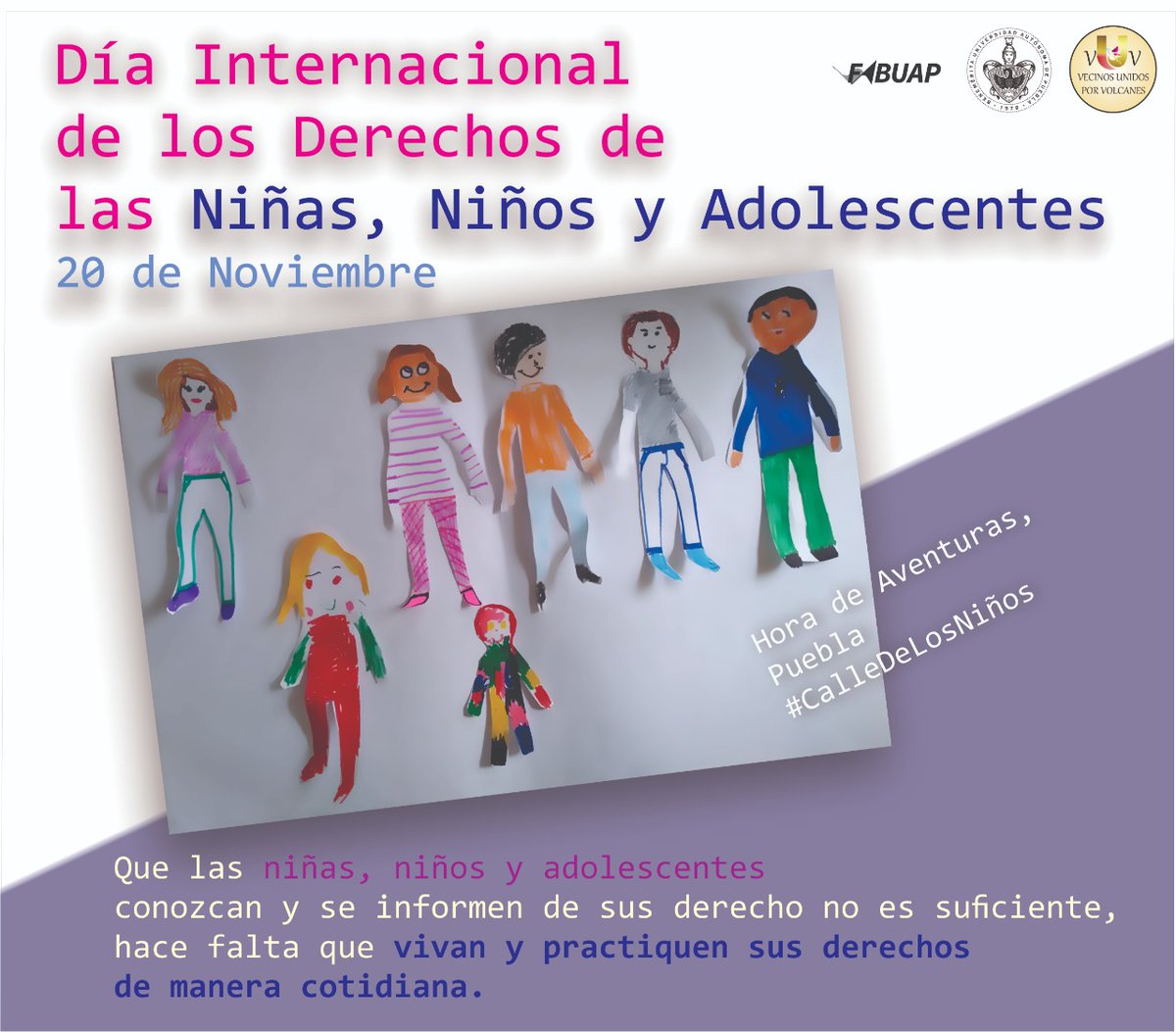 PorVolcanes's tweet photo. Feliz Día a todos los que hacemos "Hora de Aventuras".
#PracticarParticacion
#DerechosNiños
#VivirDerechosInfancia https://t.co/XWSR316dAU