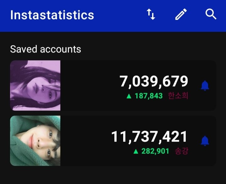 HanSoHeeNation's tweet photo. 11/22/21 #SongHee Instagram Followers update 💜💚
Follow them on Instagram! 👇
#HanSoHee #한소희 💜
👉 https://t.co/iIA6F6x5ml
#SongKang #송강 💚
👉 https://t.co/h8AA0iyUjV
#Nevertheless #알고있지만 #IknowBut https://t.co/Sk2QbKyOnL