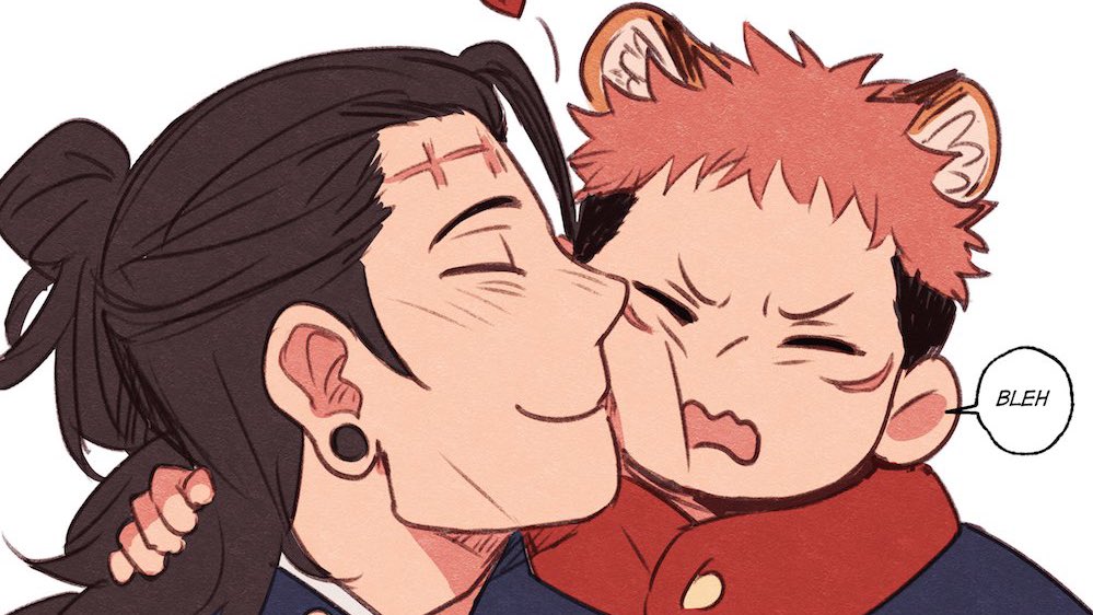 My favourite thing to draw is characters showering Yuuji with affection 🥺💕 