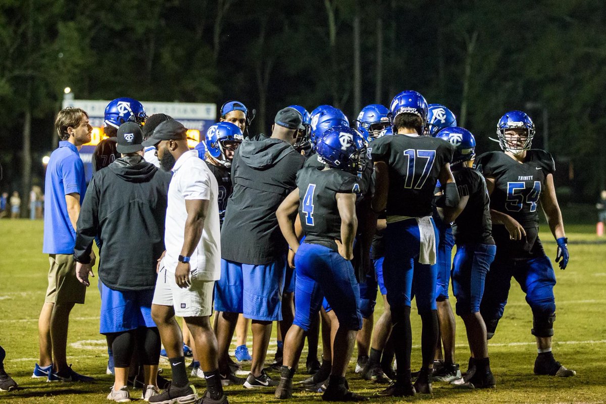 Round 1, Bye ✅
Round 2, St. John Paul II ✅
Round 3, Quincy Monroe ⏳⌛️⏳⌛️
See you Friday at HOME at 7:30
#TrinityFootball #RoadtoState #FHSAA #ProtecttheBrand #NikeFootball #BSN #BeatMonroe #Round3 #ThanksgivingPractice