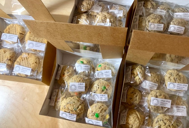 SprocketCafe's tweet photo. It's our 5 Year Anniversary today!   Courtney just dropped off the cookies, that we are giving out to you (while supplies last).  Thank you for your support to help us make it to this amazing milestone!  #womenownedbusines https://t.co/wMztWeN67Z