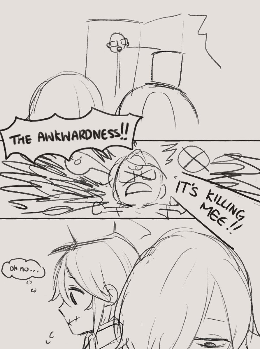 Prompt was to draw Andrew and Victor interaction but idkkk ww

I'm blaming on the heat for how nonsensical it is ( ・᷄ὢ・᷅ )

2/5 