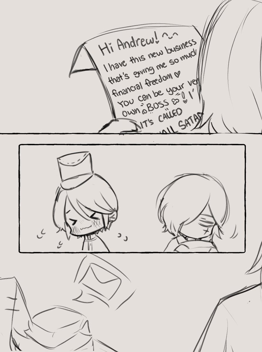 4/5 Vic trying to recruit Andrew as his down line :)) 