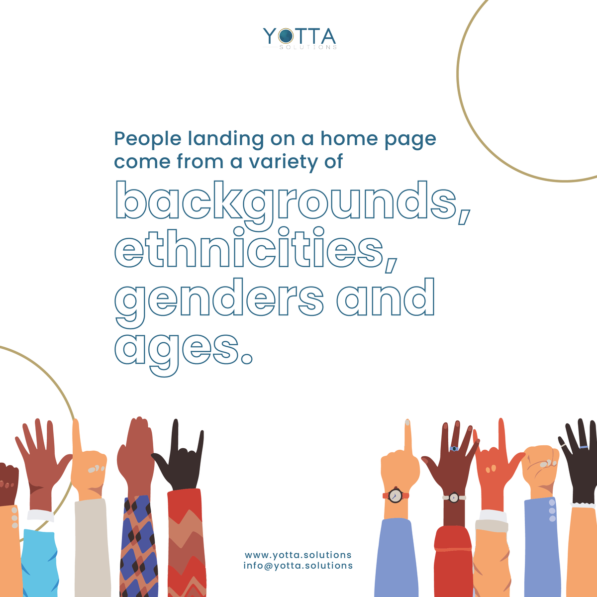 yotta_cc's tweet photo. Inclusive #design is about creating #websites that are welcoming and comfortable for everyone. This plays a huge role in how your visitors perceive your #brand when they're engaging with your interface. https://t.co/cVqoHAEhTq