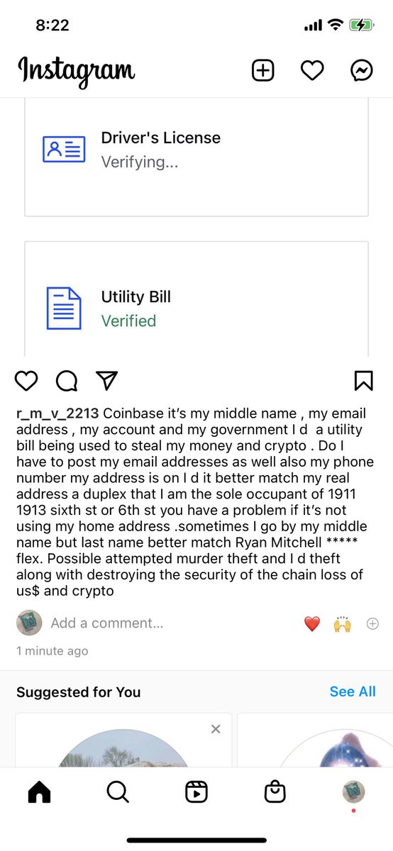 Mitchell2213666's tweet photo. My legal name is Ryan Mitchell vagle verify my is and provide evidence the utility bill better not be in a different state or diff country https://t.co/FoaHy3AM83