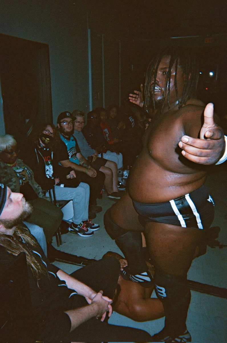 photoproctor's tweet photo. Aaron Mercer looks on during Calvin Tankman vs. Bryan Keith at New Texas Pro Wrestling #Dallas41 https://t.co/9gQnq65x3G