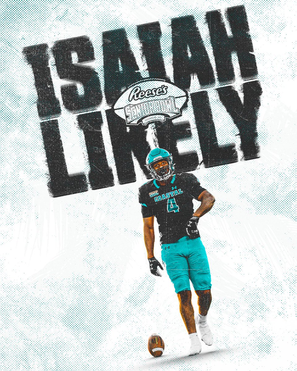 CoastalFootball's tweet photo. 4⃣ ➡️ @seniorbowl 

@DaGorilla4 has accepted his invite to play in the 2022 Senior Bowl!

#STRIKETHESTONE | #BEL1EVE | #TEALNATION https://t.co/yx3oebwMiy