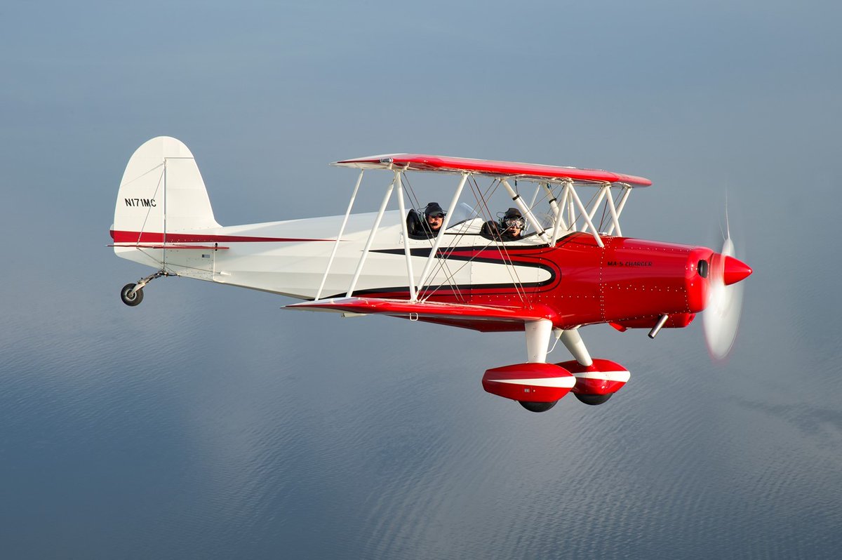 EAA's tweet photo. When Ken Orloff won Grand Champion Plansbuilt Aircraft at #OSH15, he became the fourth builder to do so with a Marquart MA-5 Charger. What are your thoughts on this stunning sport biplane? 📸 Jason Toney https://t.co/wGwp0bdH1z
