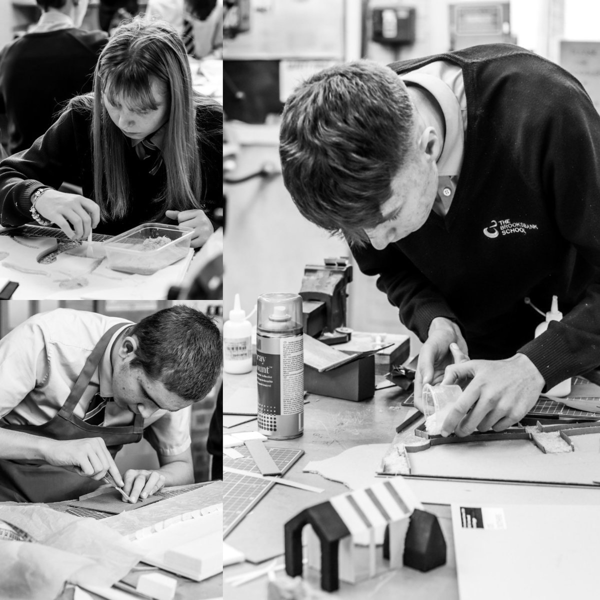 BrooksbankTech1's tweet photo. Mrs Robertshaw's group working hard in their mocks last week
#spiritofbbs #resistantmaterials #architecture #schoollife #designtechnology #designtech #buildingbridges #year11 https://t.co/2gO86UQD9d
