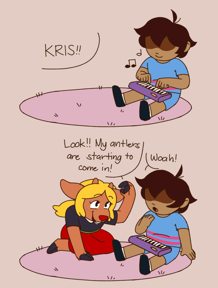and they were childhood friends... #deltarune 