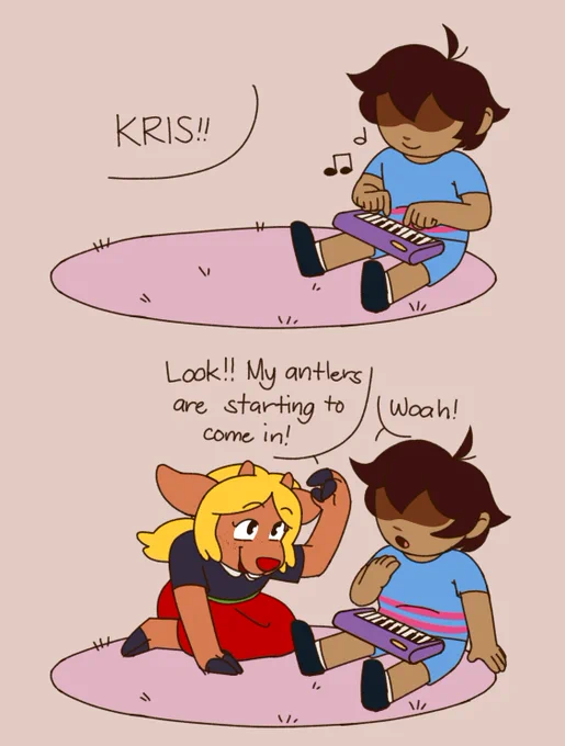 and they were childhood friends... #deltarune 