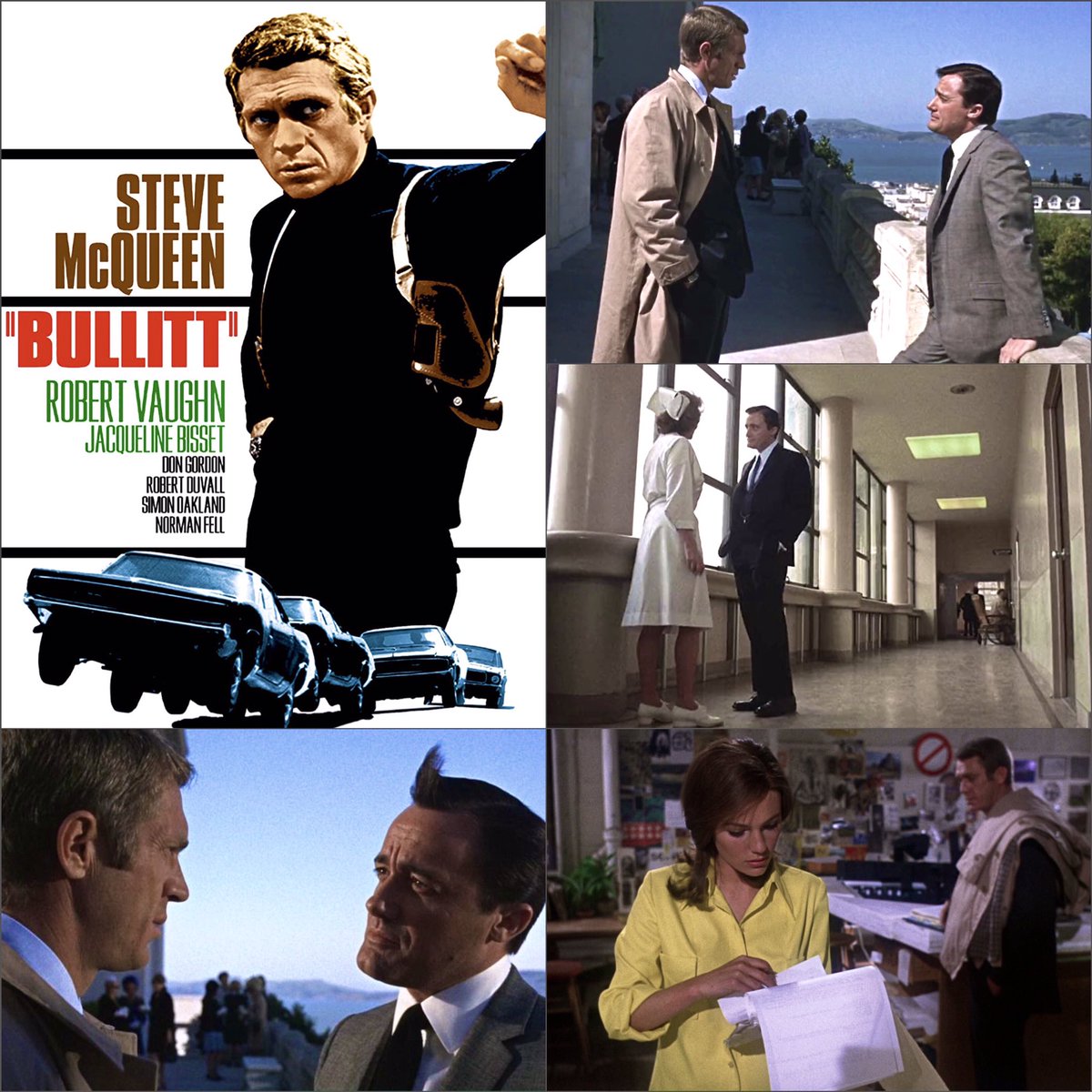 “BULLITT” (1968) dir. Peter Yates

#SteveMcQueen
#RobertVaughn
#JacquelineBisset

🎬#FilmTwitter🎥
