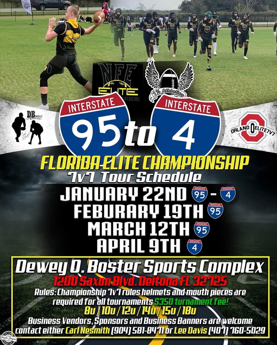 NorthFloridaEl1's tweet photo. 🔒 in these dates and. We will announce soon our Jacksonville location for the tournament big news coming soon. #NFE7v7 #WeWorkRoundHere https://t.co/TRo2CUlFgD