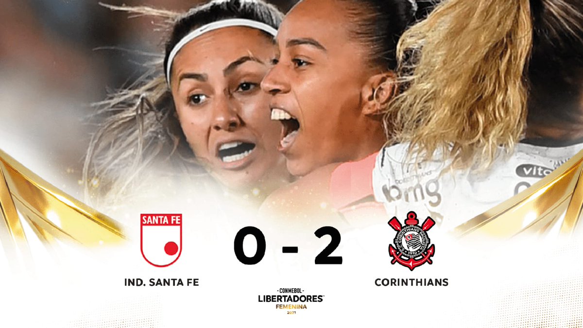 FeminaFutbolCol's tweet image. #LibertadoresFEM 

Independiente Santa Fe cayó 0-2 ante Corinthians en la gran final de la Conmebol Libertadores.

Las &apos;leonas&apos; lo dejaron todo en la cancha y lucharon hasta el último minuto, cerrando así su participación en el certamen continental. 

📸 @LibertadoresFEM