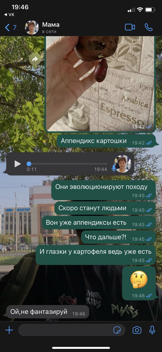 Мама вовремя отрезала мою фантазию …..