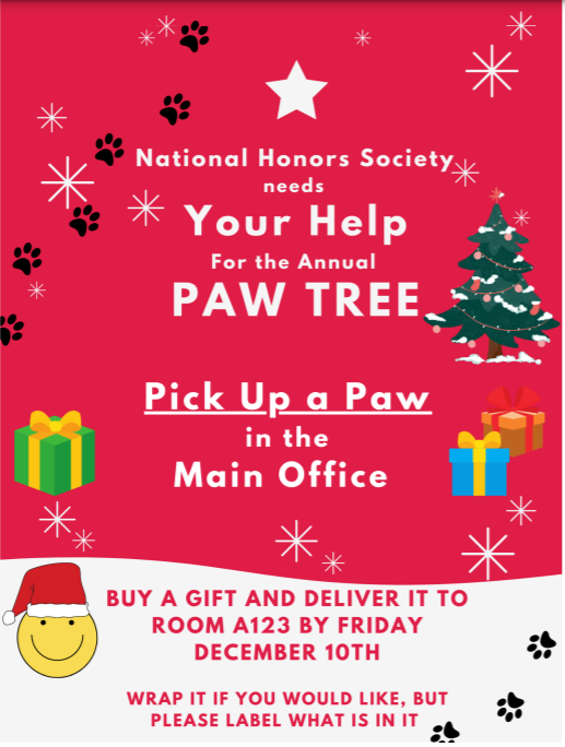 It's time! NHS at Marysville High School needs your help.