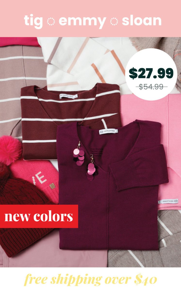 closetsamples's tweet image. 🔥Cents of Style - The code is STAYCOZY and it makes the price ONLY $27.99! (Reg $54.99)
#ad → shareasale.com/r.cfm?b=286192…
The code is active 11/22/21 and expires 11/30/21 at midnight.

#centsofstyle #couponcode #blackfriday #blackfridaydeals #sale