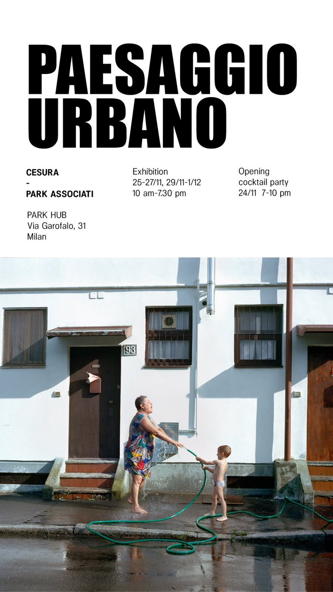 Come and visit our #exhibition opening at <a href="/ParkAssociati/">Park Associati</a> this Wednesday at 7pm.