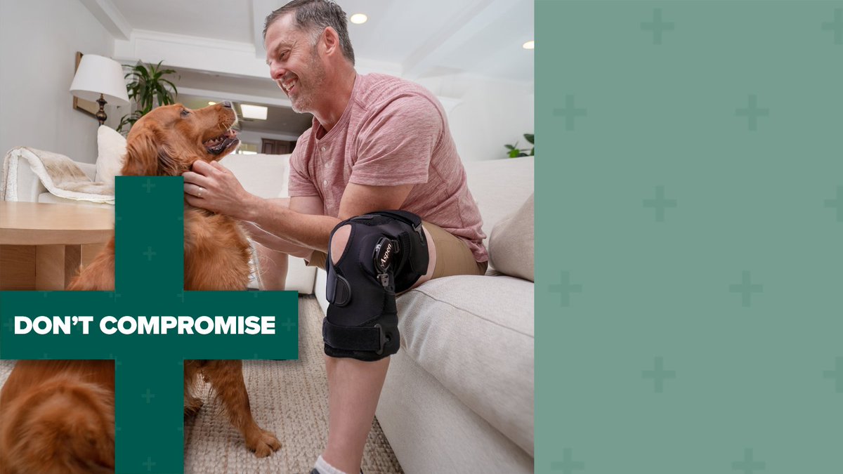 A win-win for patients AND practitioners! The #OA Knee Wrap is comfortable and breathable for continued patient wear, while practitioners can easily set the appropriate range of motion throughout the continuum of care. Learn more: bit.ly/3nNAkHR 
#Osteoarthritis #KneeOA