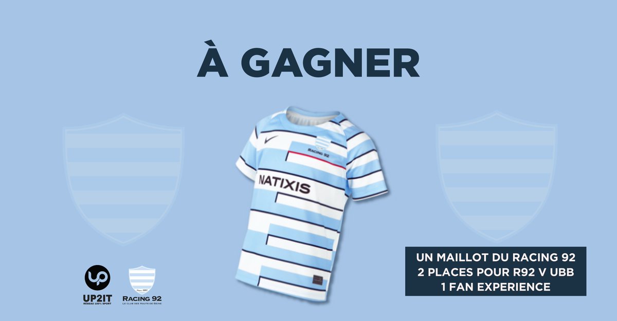 racing92's tweet photo. 🎁 1 maillot dédicacé + 2 places de match, + 1 Fan expérience à gagner sur @up2it_ 

- Suivez-nous sur UP2IT 
- Aimez &amp; commentez notre dernier post sur l’app !

📲 L’application est disponible sur l'App Store &amp; Playstore : https://t.co/INQMfDgPm6

TAS le 24/11 sur l’appli UP2IT https://t.co/kRJeEWaFlF
