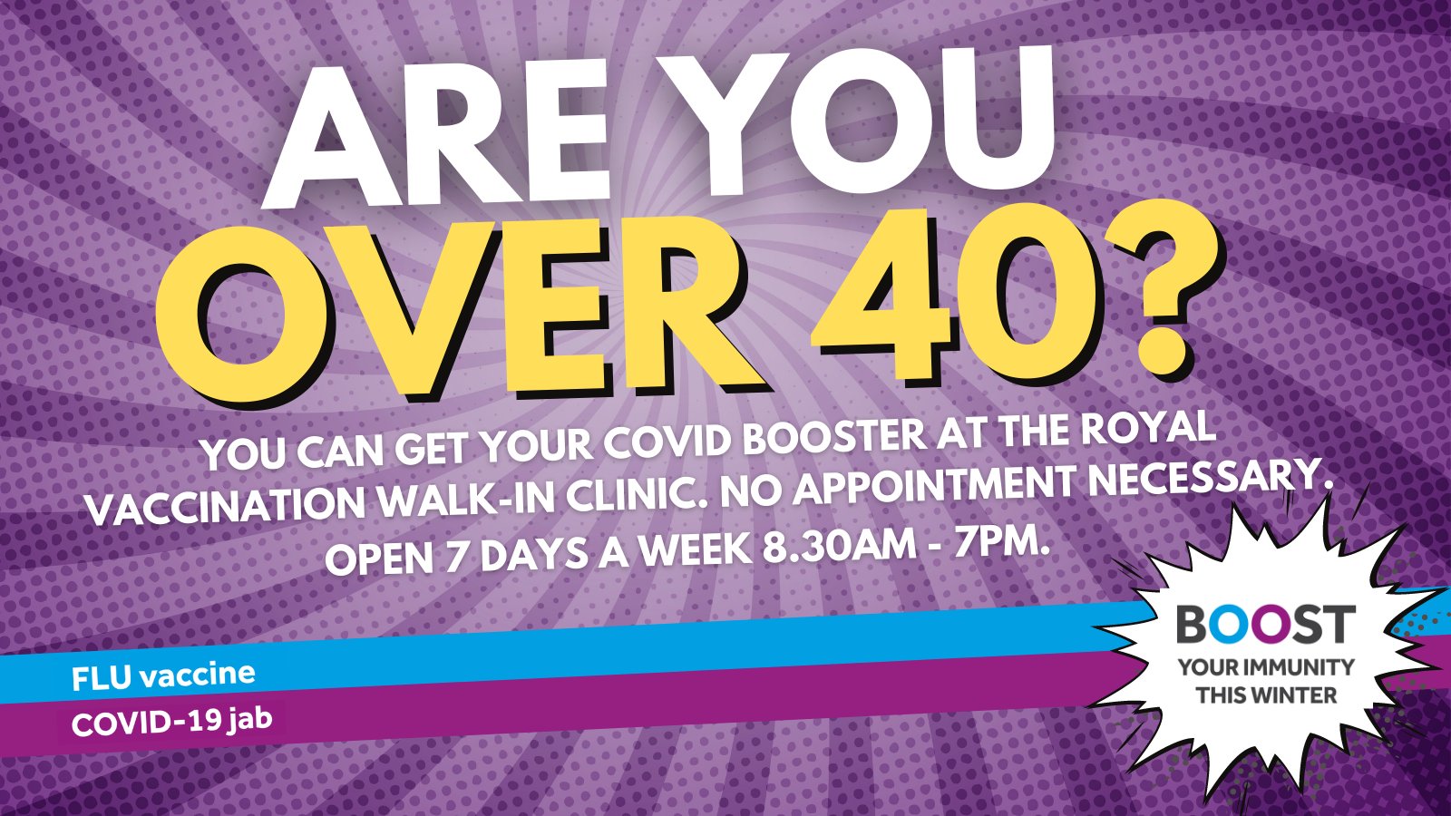 Belfast Trust on Twitter "Are you over 40?🗯️ You can now get your