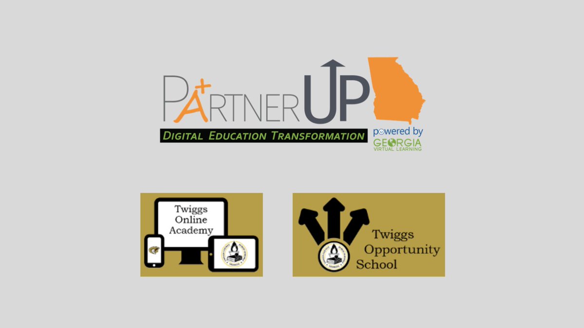 gavirtual's tweet photo. #GAPartnerUP Twiggs County plans to utilize the PartnerUp program with its K-5 faculty. Leveraging GaVS content and technology integration, this district will initiate Twiggs Online Academy and Twiggs Opportunity School, making technology and virtual instruction more available. https://t.co/cWRbQWMZk7