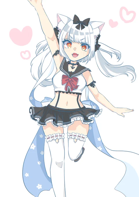 いい夫婦の日&amp;いいツインテールの日なので嫁描いた🥰
雪風すき🥰💕 